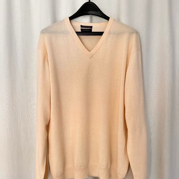 Club Room Men's 100% Fine Cashmere V-Neck Sweater - Picture 1 of 3